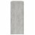vidaXL Sideboard Concrete Gray 43.3 x11.8 x29.5 Engineered Wood Perspective: left