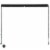vidaXL Retractable Awning with LED 137.8 x59.1 Anthracite Perspective: left