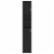 vidaXL Bathroom Cabinet Black 12.6 x10 x74.8 Engineered Wood Perspective: left