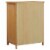 vidaXL Wardrobe 29.9 x20.5 x41.3 Solid Oak Wood Perspective: left