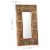 vidaXL Mirror with Buddha Cladding 19.7 x31.5 Solid Reclaimed Wood Perspective: left