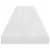 vidaXL Floating Wall Shelf High Gloss White 47.2 x9.3 x1.5 MDF Perspective: left