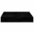 vidaXL Floating Wall Shelf High Gloss Black 9.1 x9.3 x1.5 MDF Perspective: left