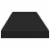 vidaXL Floating Wall Shelf Black 35.4 x9.3 x1.5 MDF Perspective: left