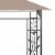 vidaXL Gazebo with Mosquito Net 19.7'x9.8'x9' Taupe 0.6 oz/ft² Perspective: left