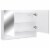 vidaXL LED Bathroom Mirror Cabinet White 31.5 x5.9 x23.6 MDF Perspective: left