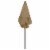 vidaXL Beach Umbrella Taupe 70.9 x47.2 Perspective: left
