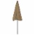 vidaXL Beach Umbrella Taupe 78.7 x49.2 Perspective: left