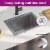 vidaXL 17.3-inch Kitchen Sink with Strainer Top-Mount Sink Single Bowl Silver Perspective: left