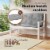 Vidaxl Cushion For Swing Chair Gray 47.2 Fabric Perspective: left
