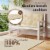 Vidaxl Cushion For Swing Chair Beige 47.2  Fabric Perspective: left