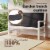 Vidaxl Cushion For Swing Chair Black 47.2  Fabric Perspective: left