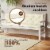 Vidaxl Cushion For Swing Chair Cream White 78.7  Fabric Perspective: left