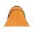 vidaXL Camping Tent 6 Persons Gray and Orange Perspective: left
