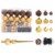 vidaXL Artificial Christmas Tree with LEDs&Ball Set&Pinecones 59.1 Perspective: left