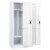 vidaXL Wardrobe White 31.5 x19.7 x70.9 Steel Perspective: left