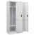 vidaXL Wardrobe Light Gray 31.5 x19.7 x70.9 Steel Perspective: left