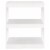 vidaXL Book Cabinet/Room Divider White 23.6 x11.8 x28.1 Solid Wood Pine Perspective: left
