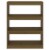 vidaXL Book Cabinet/Room Divider Honey Brown 31.5 x11.8 x40.7 Wood Pine Perspective: left
