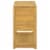 vidaXL Bathroom Cabinet 33.5 x15.7 x29.5 Solid Wood Teak Perspective: left