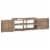 vidaXL Wall-mounted Bathroom Cabinet 35.4 x15.4 x15.7 Solid Wood Teak Perspective: left
