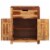 vidaXL Sideboard 23 x13.8 x29.7  Solid Wood Acacia Perspective: left