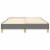 vidaXL Box Spring Bed Frame Dark Gray 53.9 x74.8  Full Fabric Perspective: left