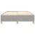 vidaXL Box Spring Bed Frame Light Gray 53.9 x74.8 Full Fabric Perspective: left