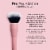 MCoBeauty Pro Liquid + Cream Foundation Buffing Brush Soft + Gentle Bristles Perspective: left