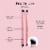 MCoBeauty Pro Deluxe Makeup Eye Brush Set of 2 with 4 Different Eyeshadow Brush Heads Perspective: left