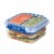 Sistema Lunch Stack Square To Go Food Storage Container, 4.9 cup/1.15 L Container Perspective: left