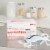 McKesson Surgical Mask with Eye Shield Pleated 25 per Box 91-1600 Perspective: left