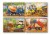 Melissa & Doug Wooden Construction Vehicles Jigsaw Puzzles in a Box Perspective: right