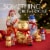 Lindt Mini Snowman Milk Chocolate Christmas Candy Pack Perspective: right
