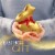 Lindt GOLD BUNNY Milk Chocolate Easter Candy Basket Perspective: right