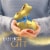 Lindt GOLD BUNNY Salted Caramel Milk Chocolate Easter Candy Hollow Bunny Perspective: right