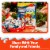 Kinder Chocolate Mini Friends Milk Chocolate with Creamy Milky Filling and Cookie Bits Holiday Candy Perspective: right