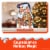 Kinder Holiday 2024 Advent Calendar Individually Wrapped Pieces Chocolatey Candy Perspective: right
