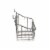 Spectrum Pegboard & Wall Mount Basket - Grey Perspective: right