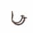 Spectrum Stratford Wall Mount Double Hook - Bronze Perspective: right