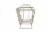 Spectrum Ashley Stacking Basket - Satin Nickel Perspective: right