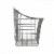 Spectrum Vintage Cabinet and Wall Mount Basket - Industrial Gray Perspective: right
