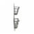 Spectum Vintage 2-Tier Letter Holder & Key Rack Wall Mount - Gray Perspective: right