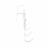 Spectrum Over-the-Door 4-Hook Rack - White Perspective: right
