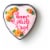 Bakery Fresh Goodness White Heart Cake with Simply Satin Icing Perspective: right
