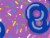 Kroger® Celebration Glazed Confetti Cake Donuts Perspective: right