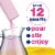 Kroger® Lite Zero Sugar Raspberry Lemonade Instant Drink Mix Packets Perspective: right