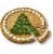 Kroger® Christmas Tree Colossal Chocolate Chip Cookie Perspective: right