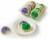 Bakery Fresh Mardi Gras Vanilla Frosted Cookies Perspective: right