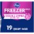 Kroger® Double Zipper Click 'N Lock Quart Freezer Bags Perspective: right